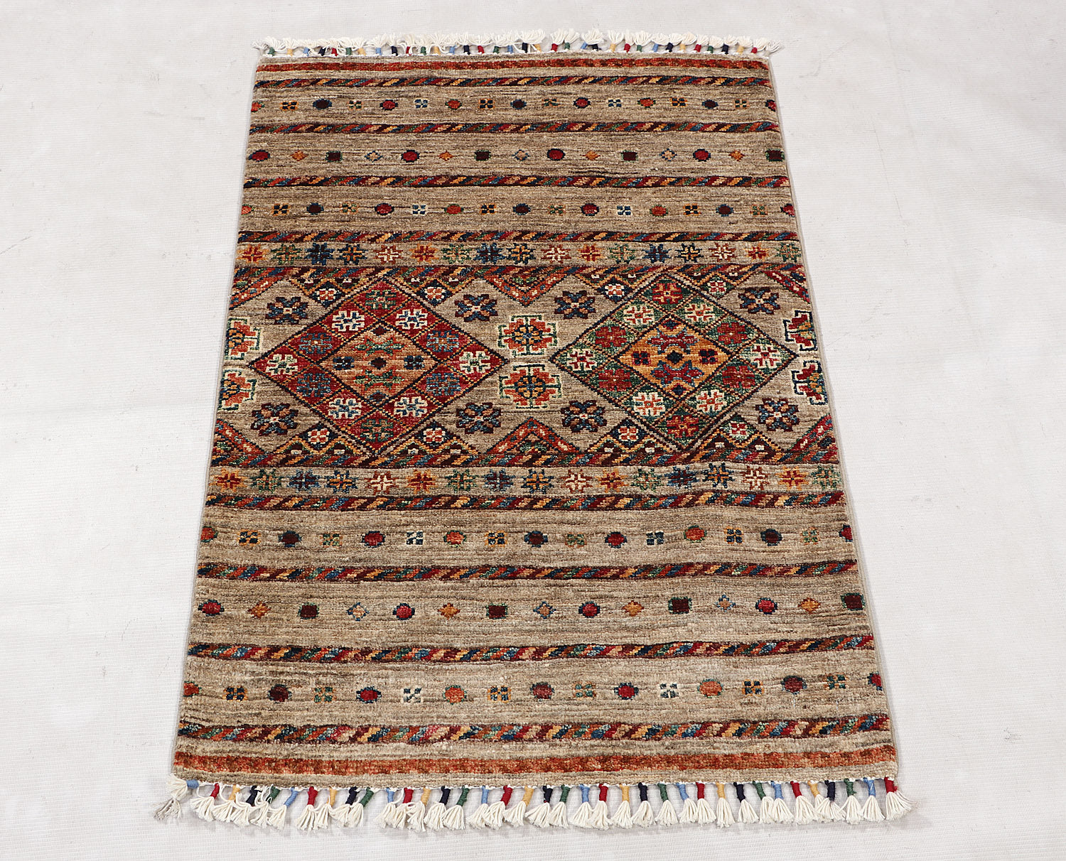 Handmade Persian Rug KHURJEEN
