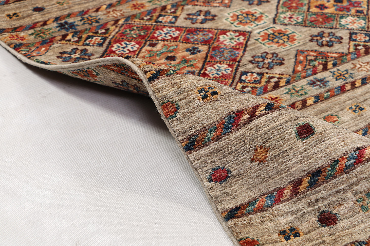 Handmade Persian Rug KHURJEEN