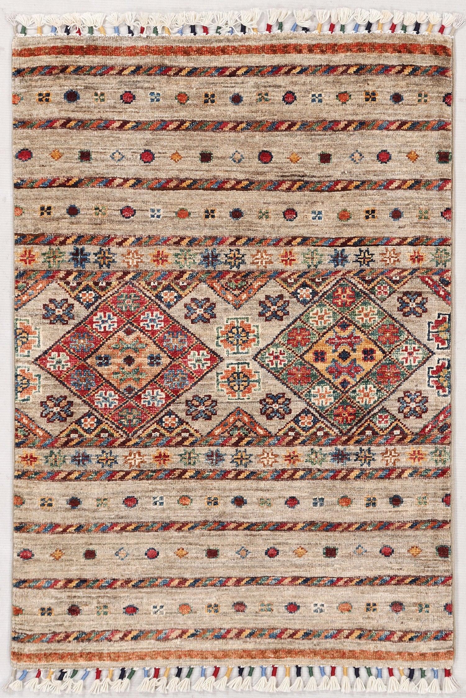 Handmade Persian Rug KHURJEEN