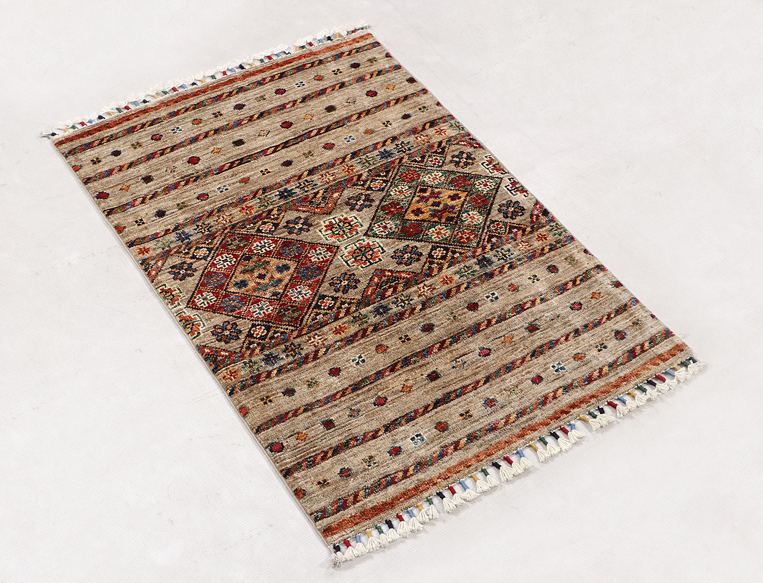 Handmade Persian Rug KHURJEEN