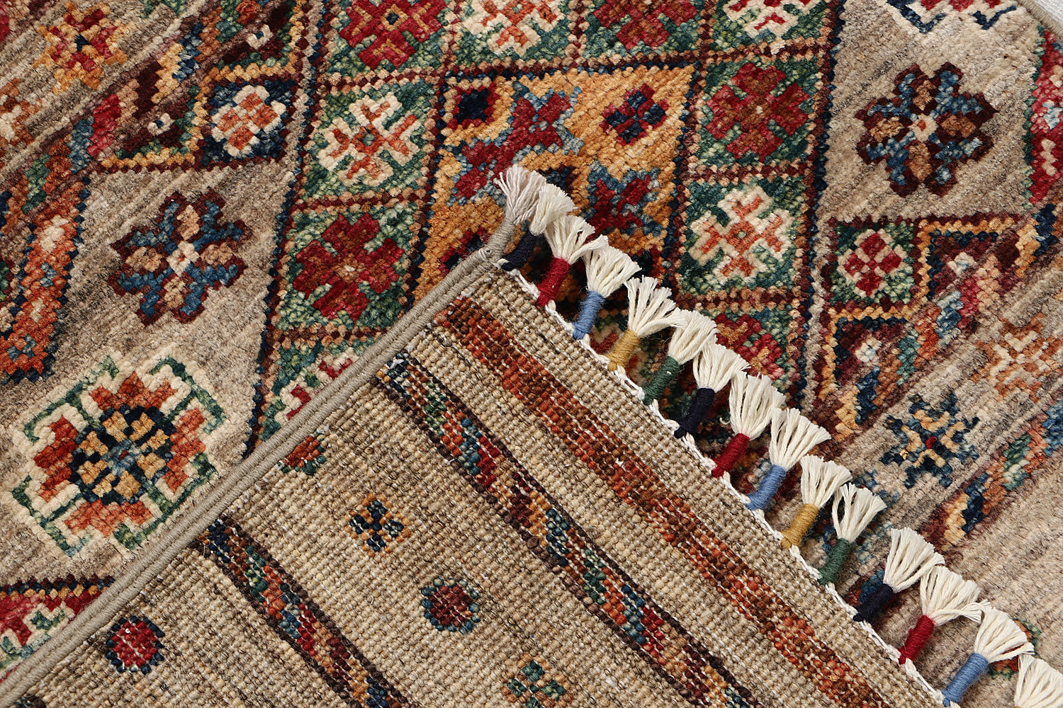Handmade Persian Rug KHURJEEN