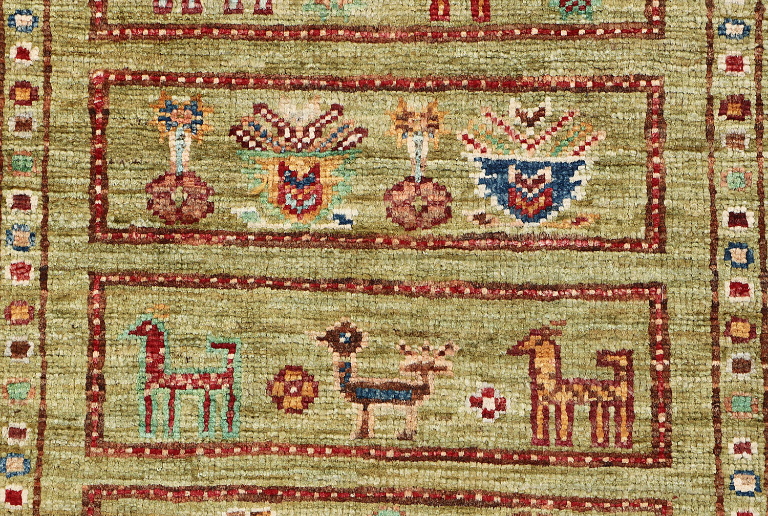 Handmade Persian Rug KHURJEEN