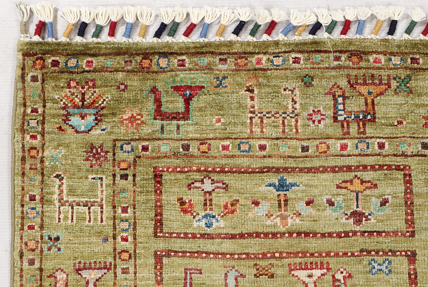 Handmade Persian Rug KHURJEEN