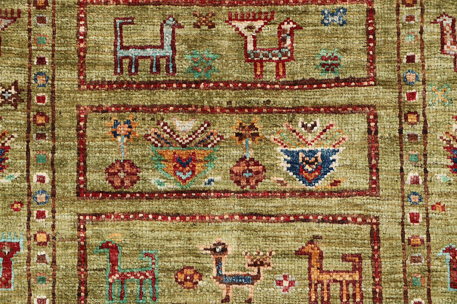 Handmade Persian Rug KHURJEEN
