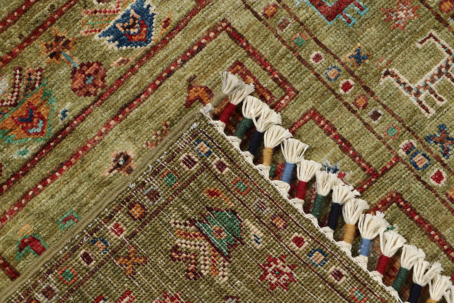 Handmade Persian Rug KHURJEEN