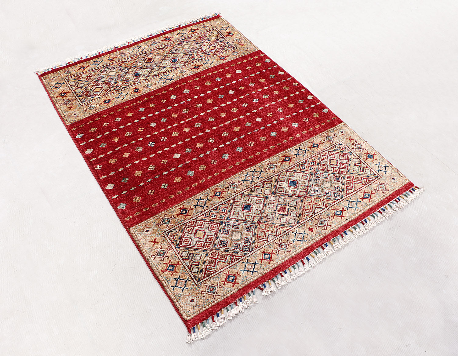 Handmade Persian Rug KHURJEEN