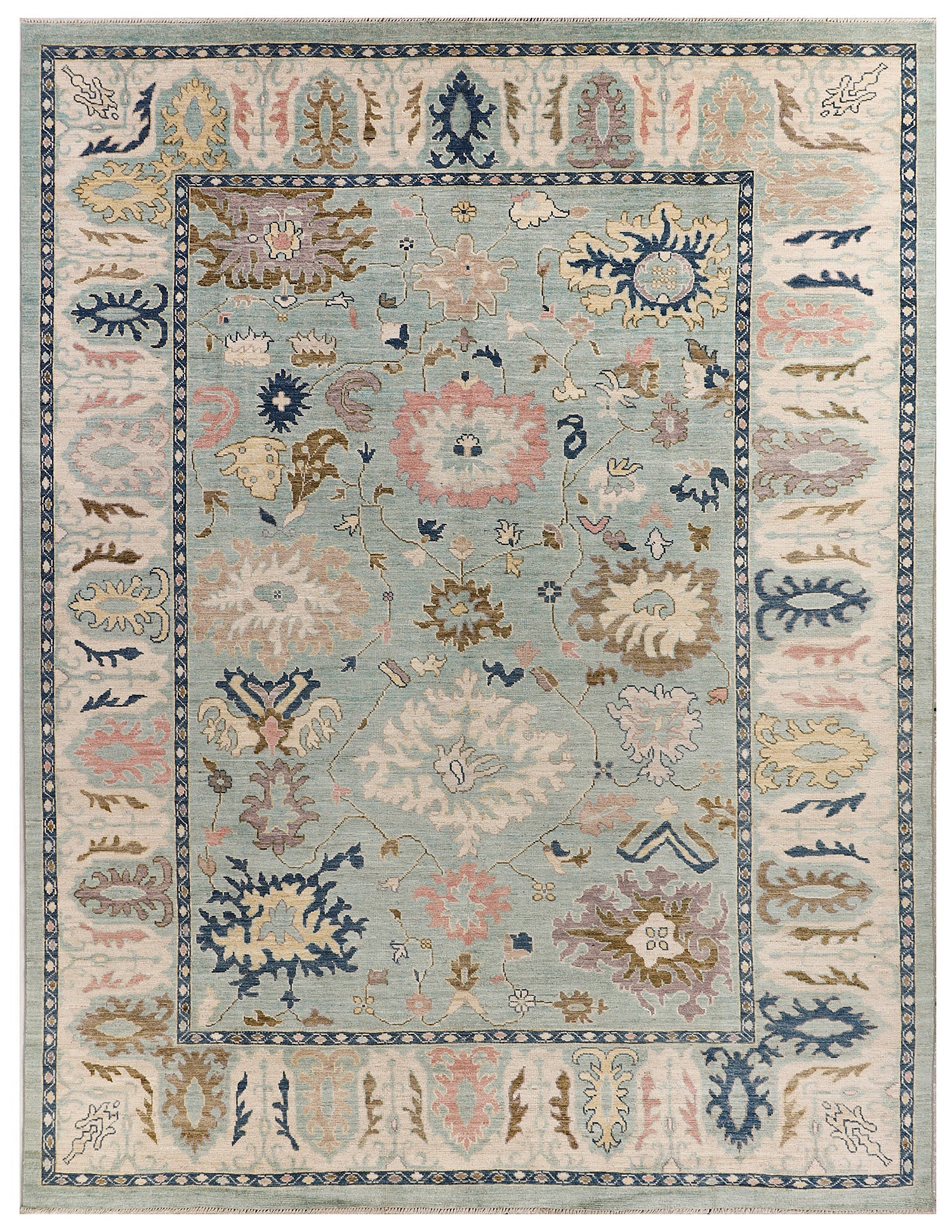 Handmade Turkish Rug OUSHAK