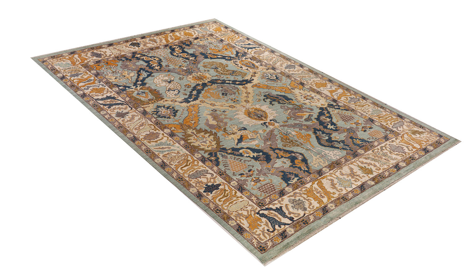 Handmade Turkish Rug OUSHAK