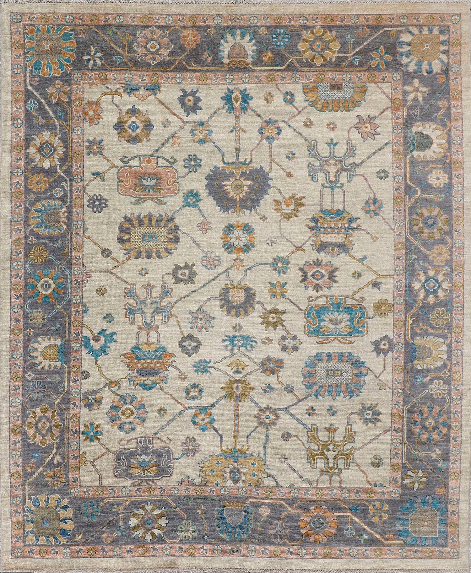 Handmade Turkish Rug OUSHAK