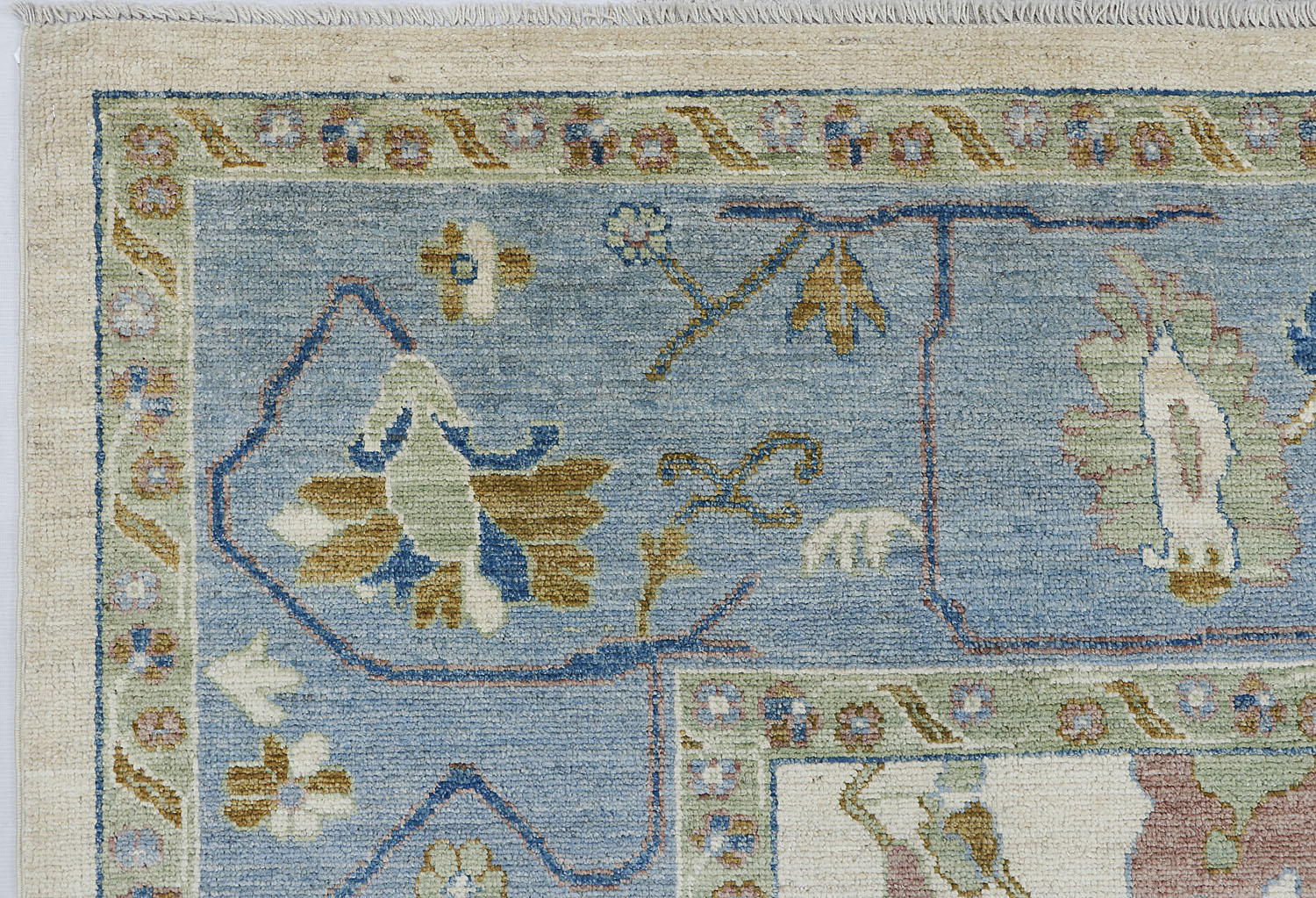 Handmade Turkish Rug OUSHAK