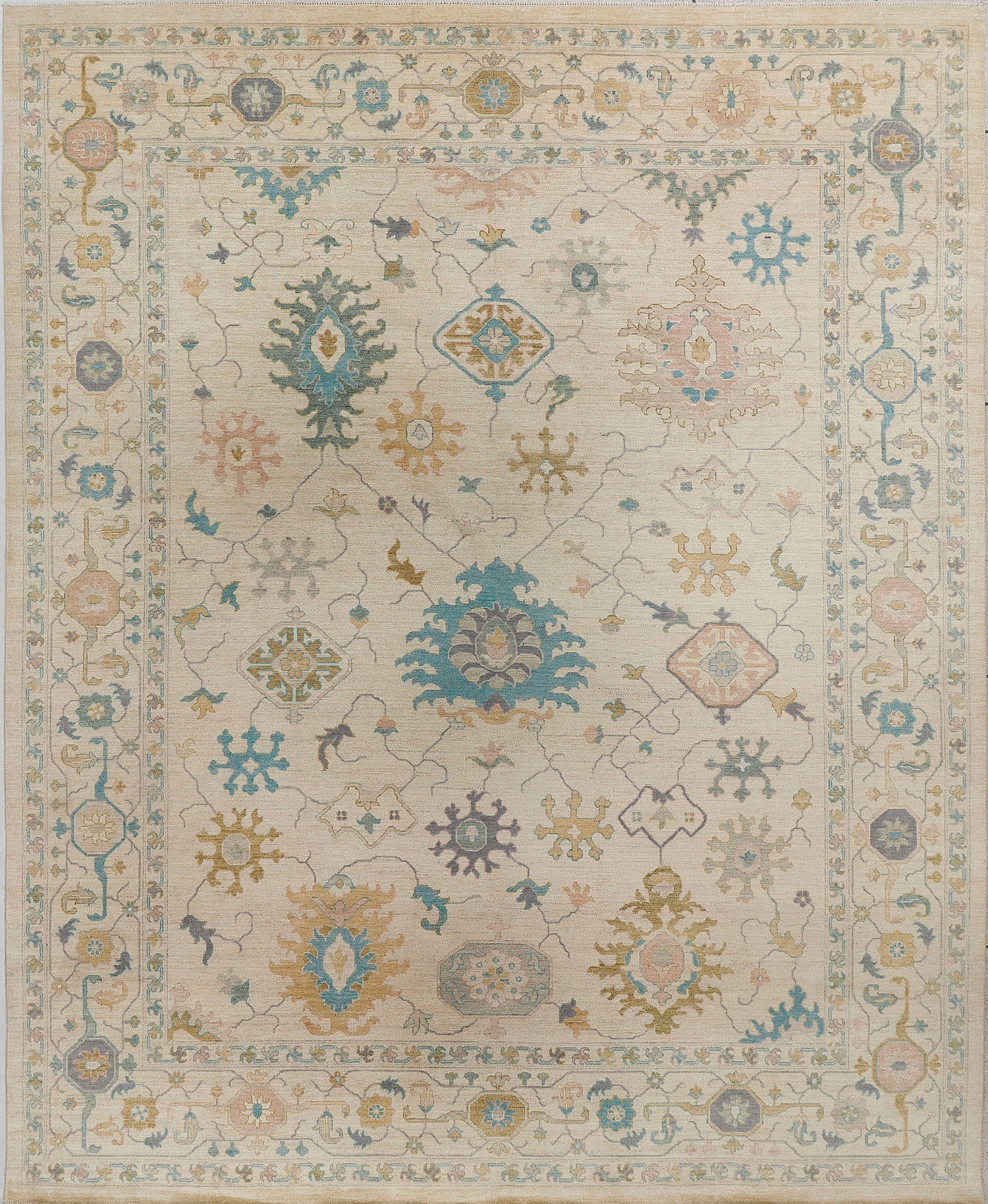 Handmade Turkish Rug OUSHAK