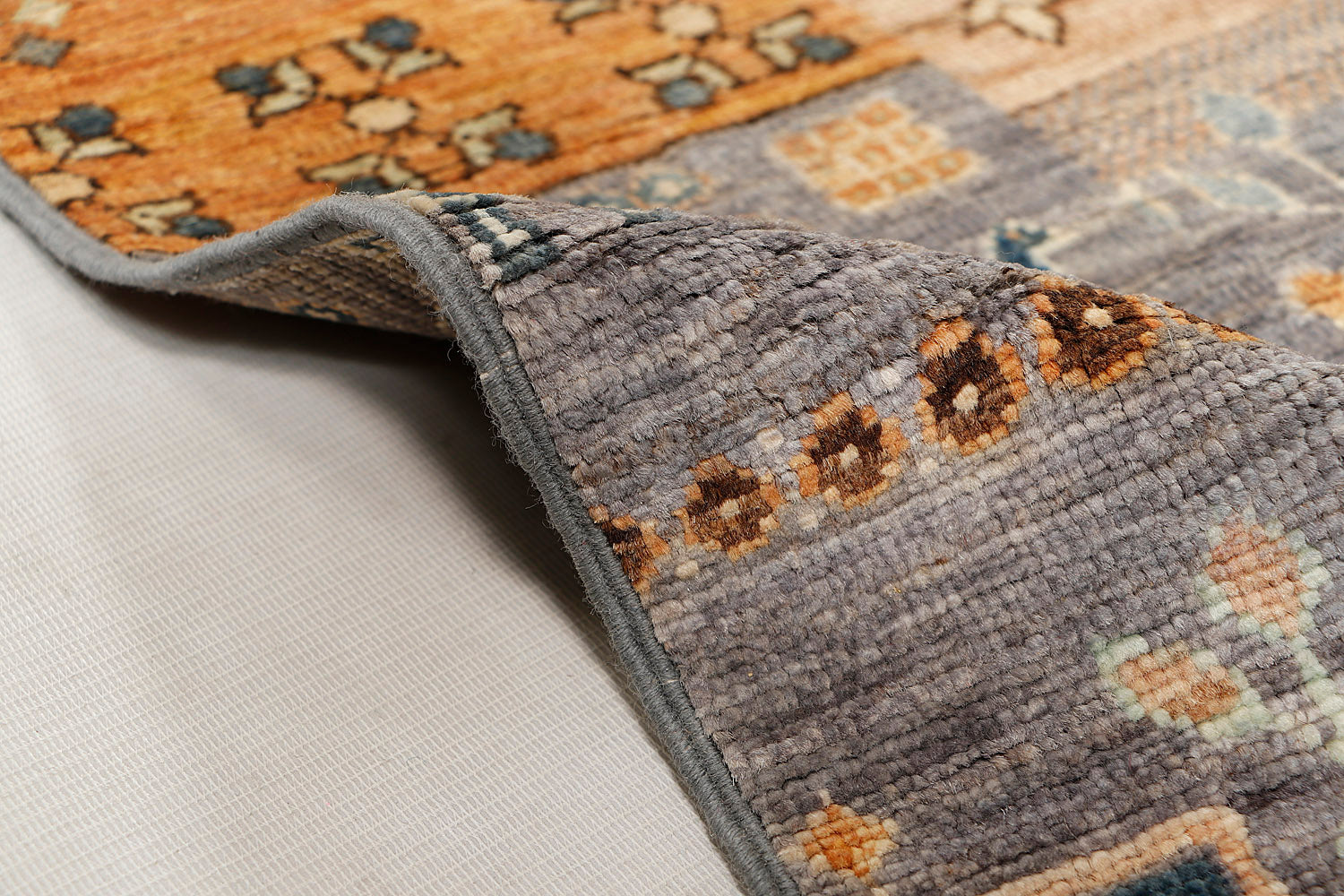 6' x 9' Multi Handmade Persian Rug LORIBAFT Rectangular