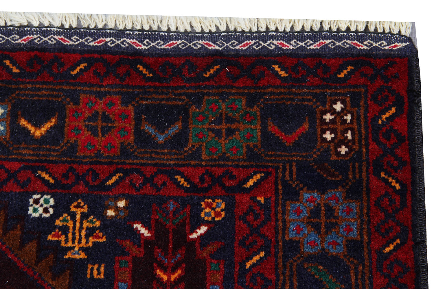 Handmade Adraskan Baluchi Afghan Rug