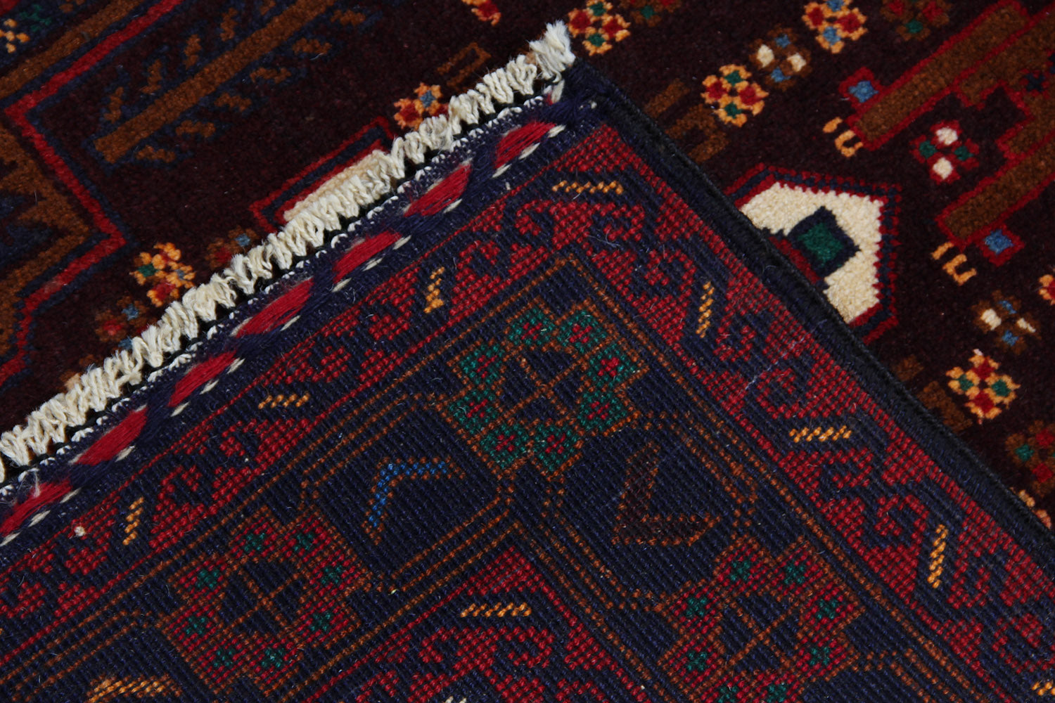 Handmade Adraskan Baluchi Afghan Rug