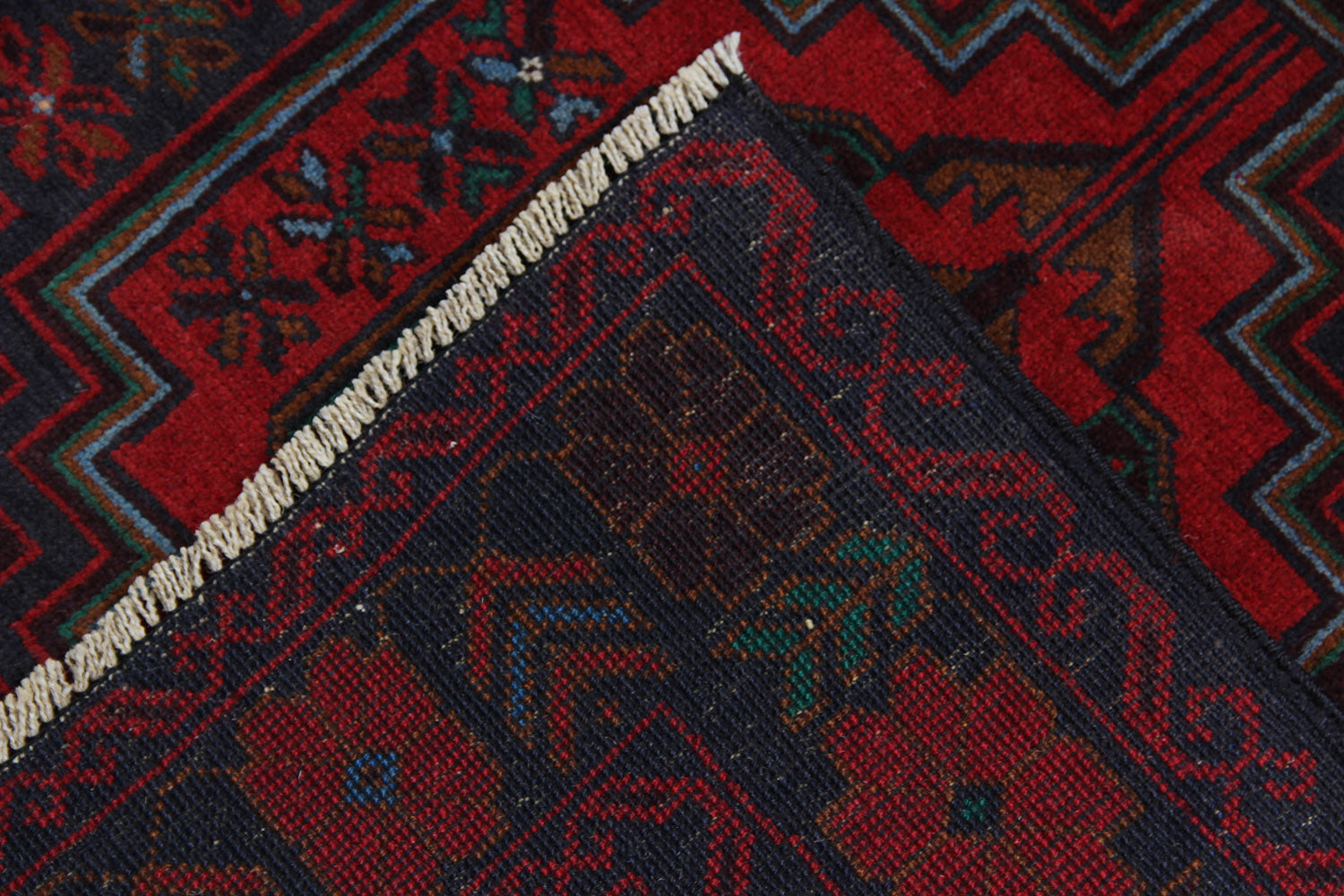 Handmade Adraskan Baluchi Afghan Rug