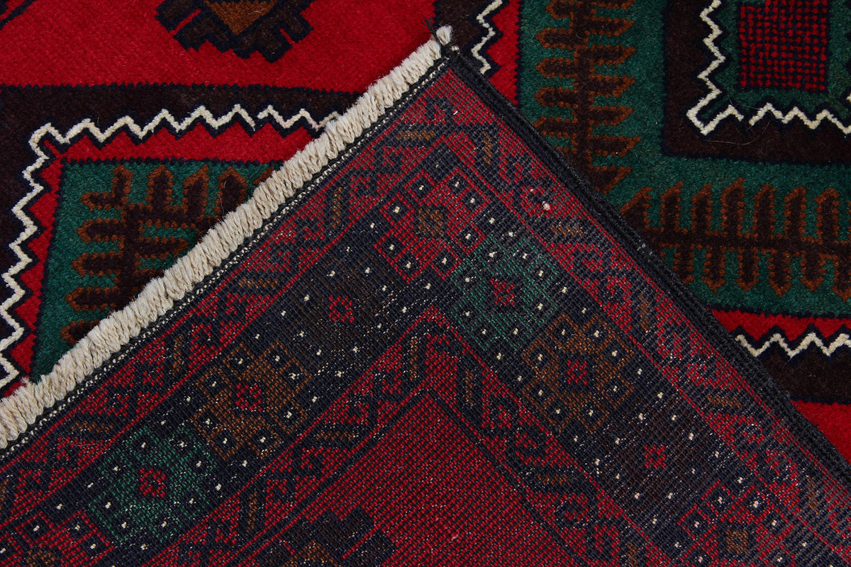 Handmade Adraskan Baluchi Afghan Rug