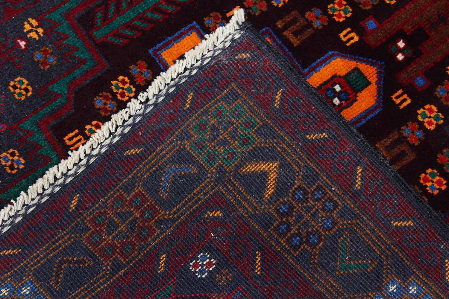 Handmade Adraskan Baluchi Afghan Rug