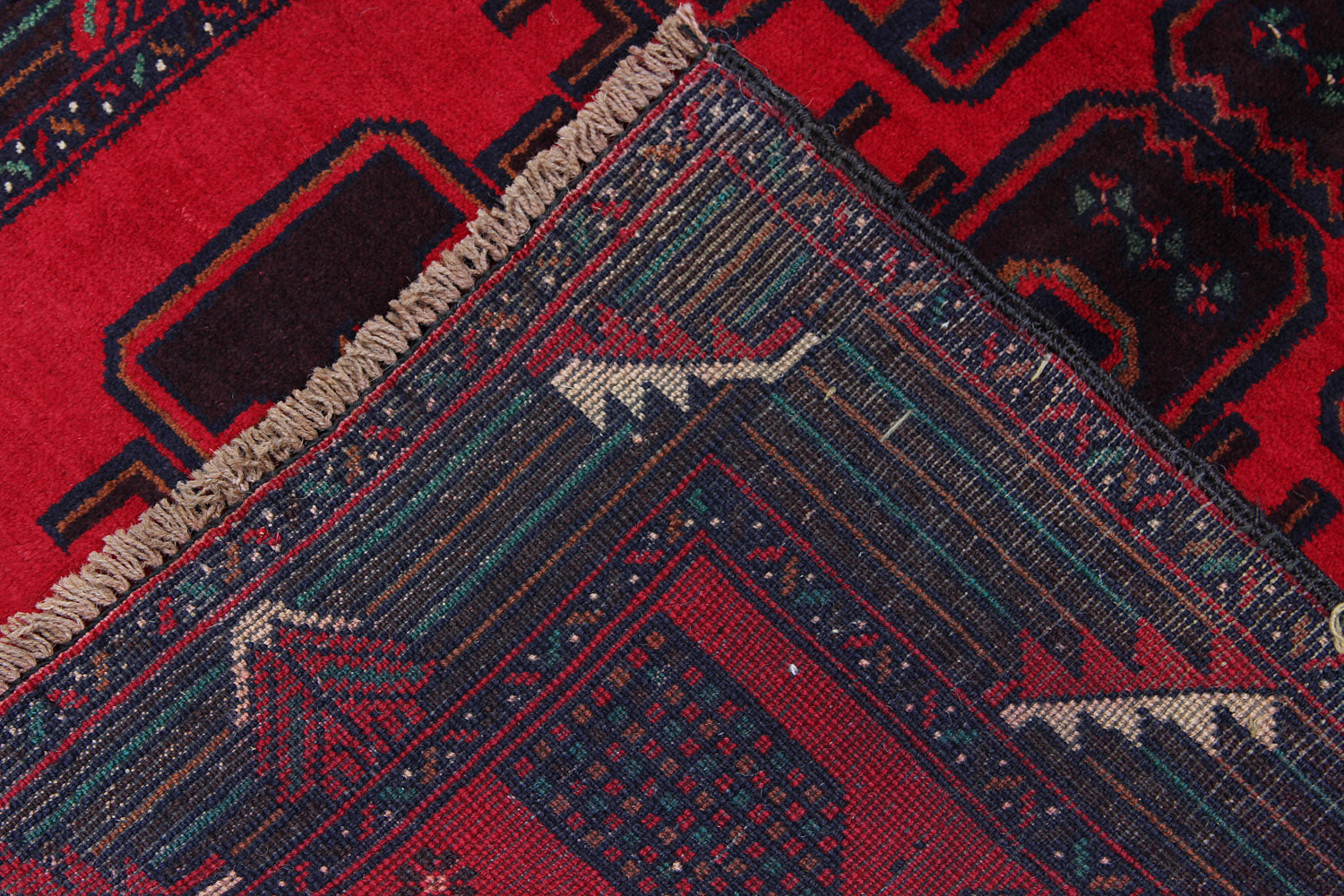Handmade Adraskan Baluchi Afghan Rug