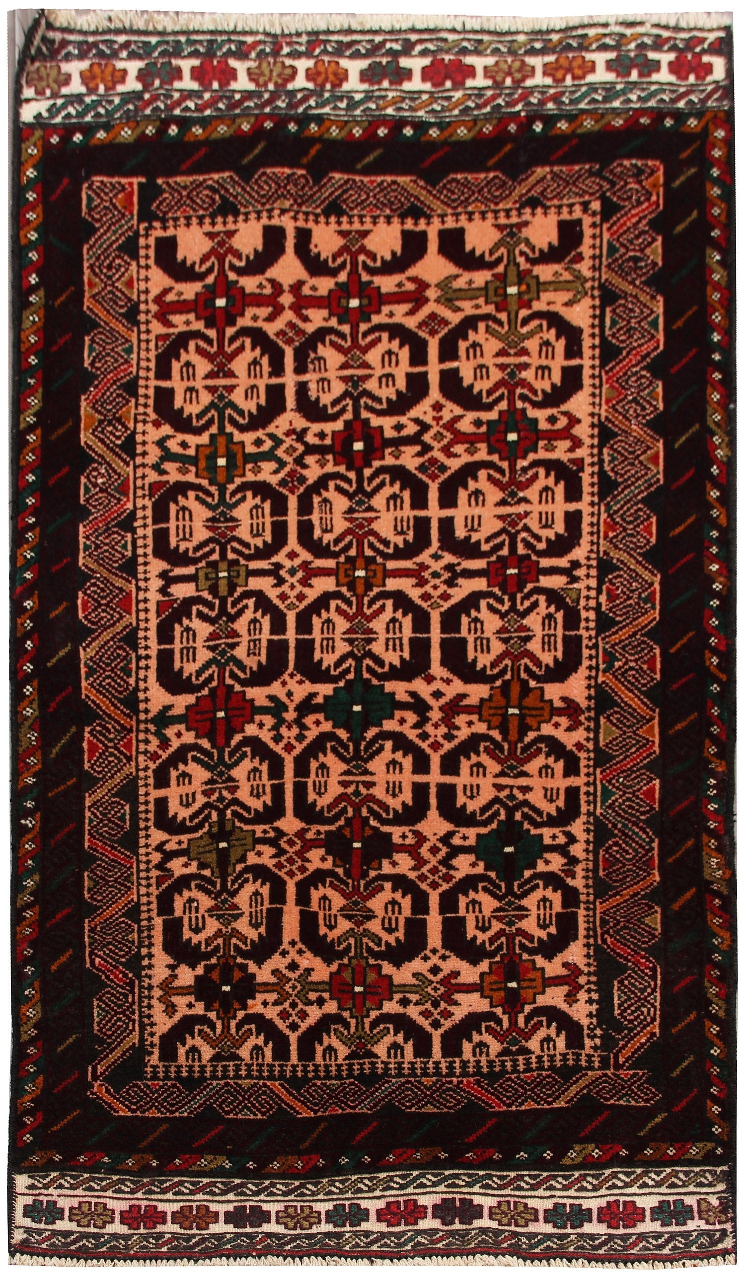 Handmade Adraskan Baluchi Afghan Rug
