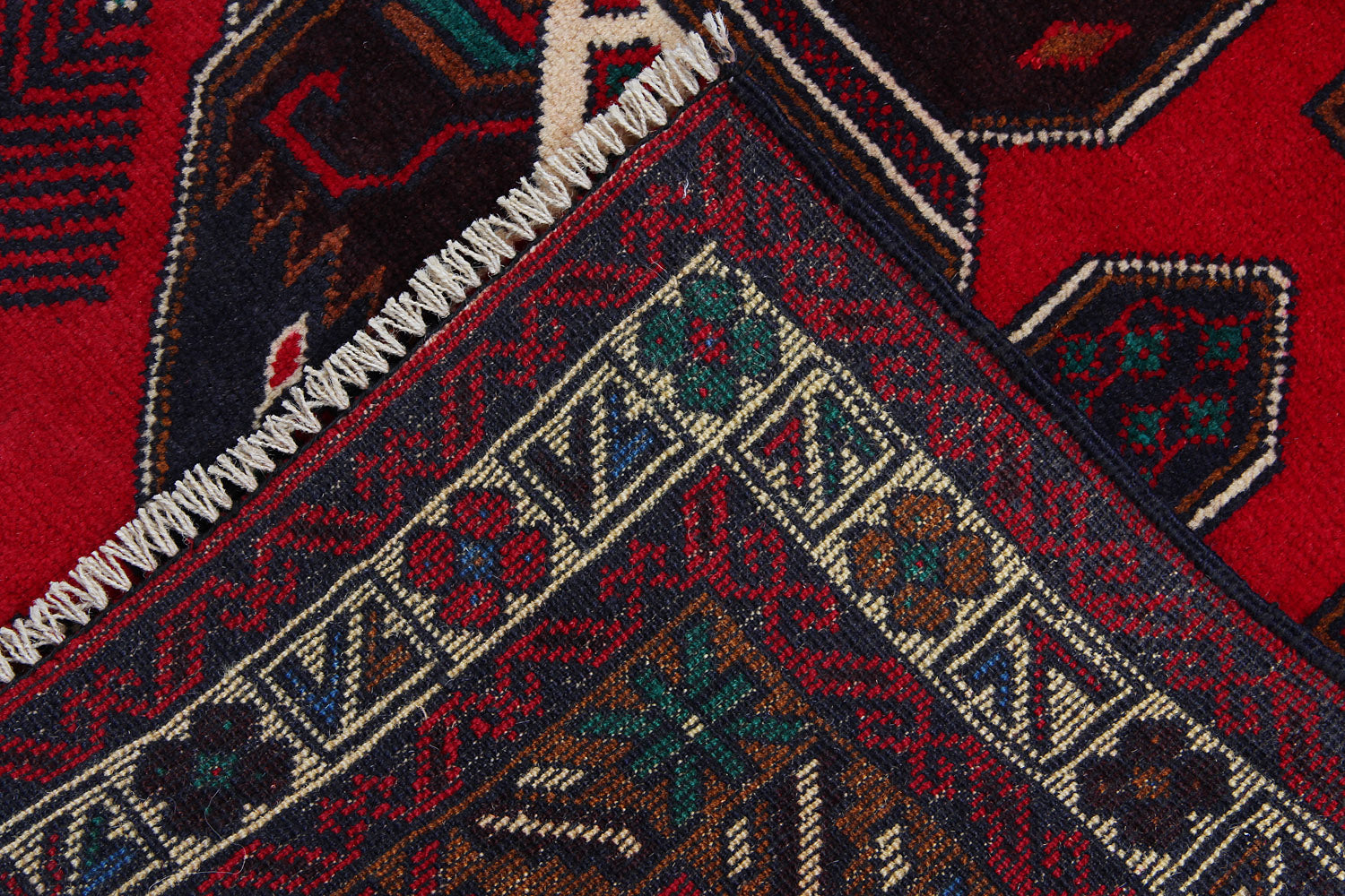 Handmade Adraskan Baluchi Afghan Rug