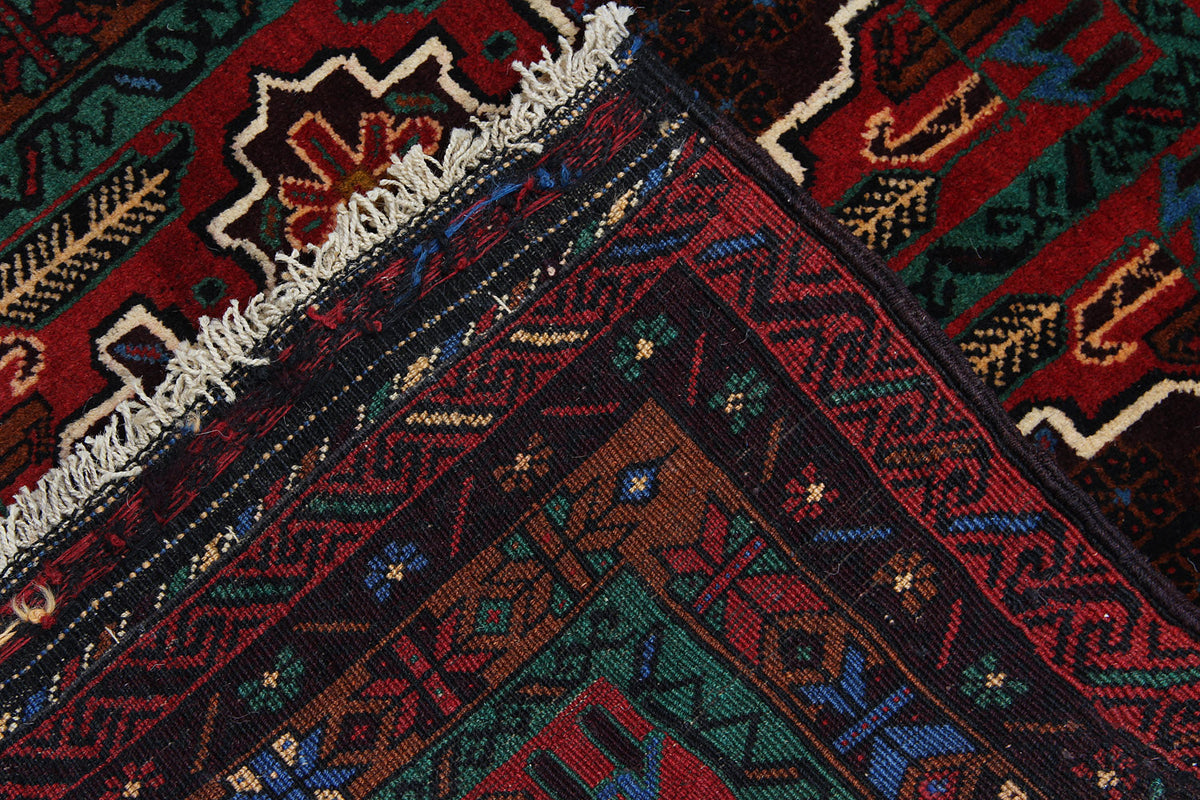 Handmade Adraskan Baluchi Afghan Rug