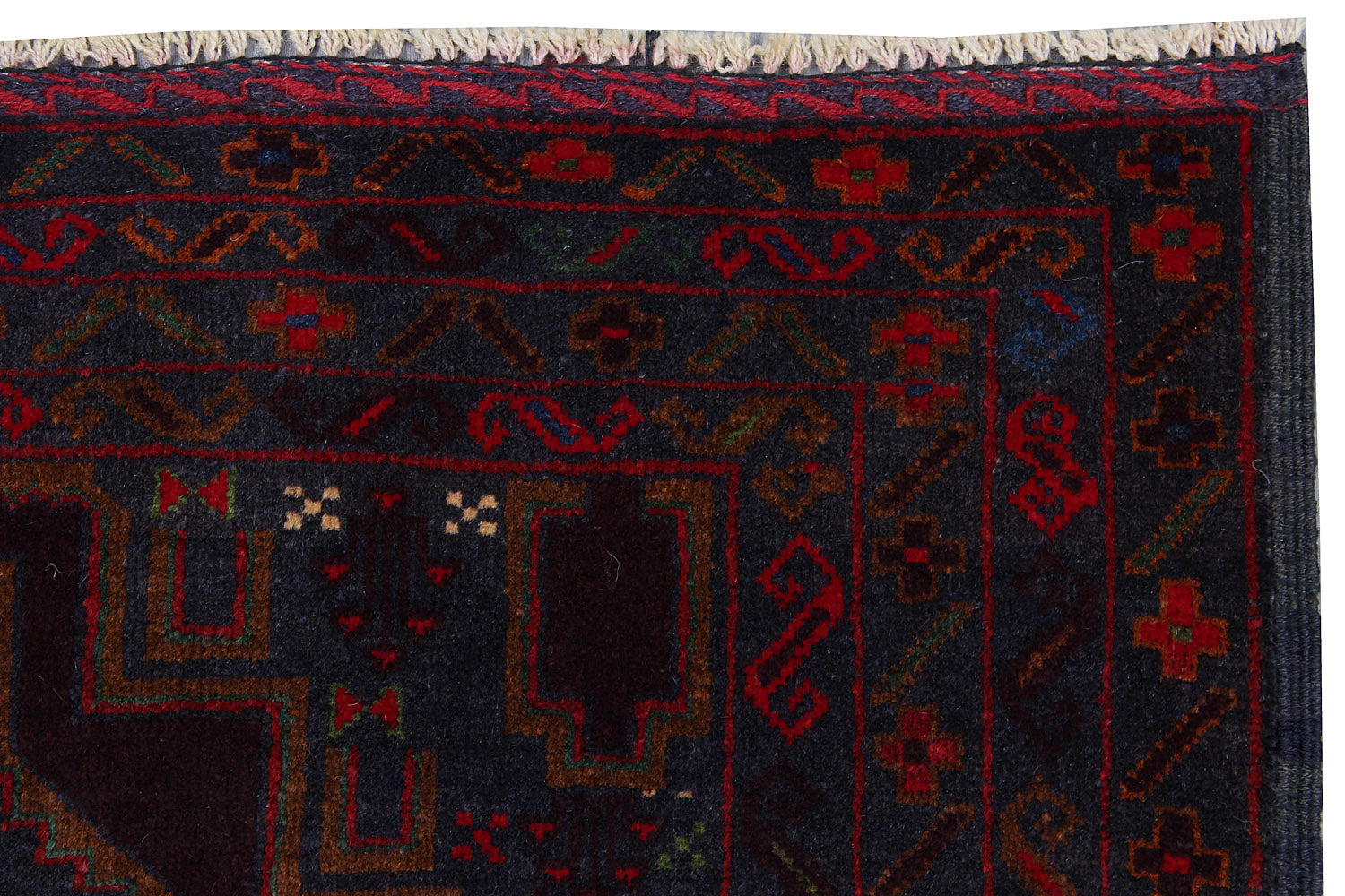 Handmade Adraskan Baluchi Afghan Rug