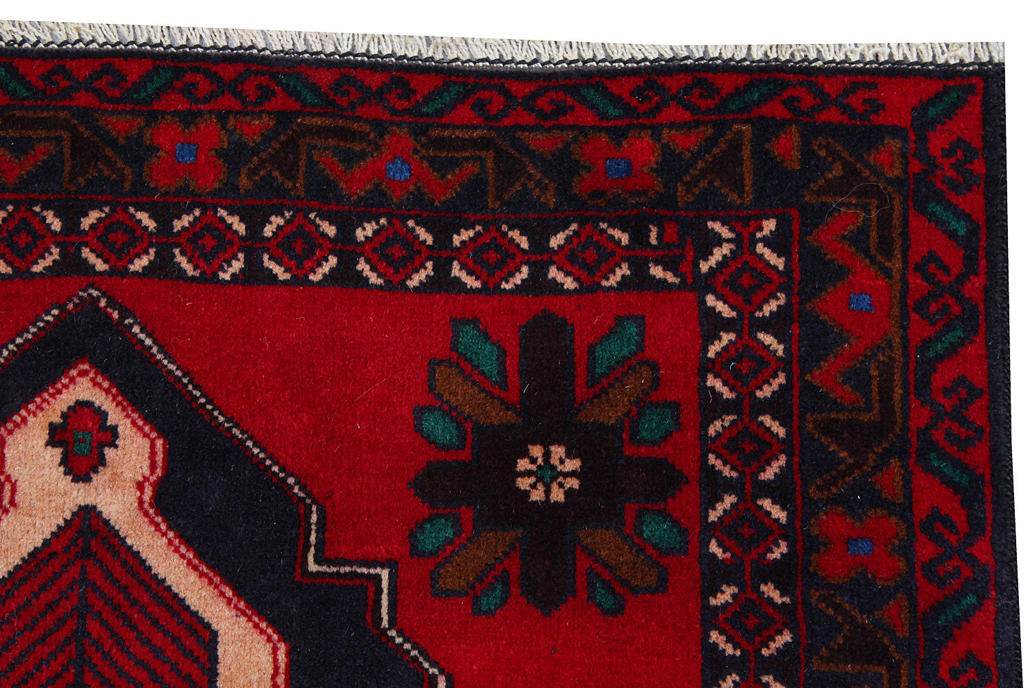 Handmade Adraskan Baluchi Afghan Rug