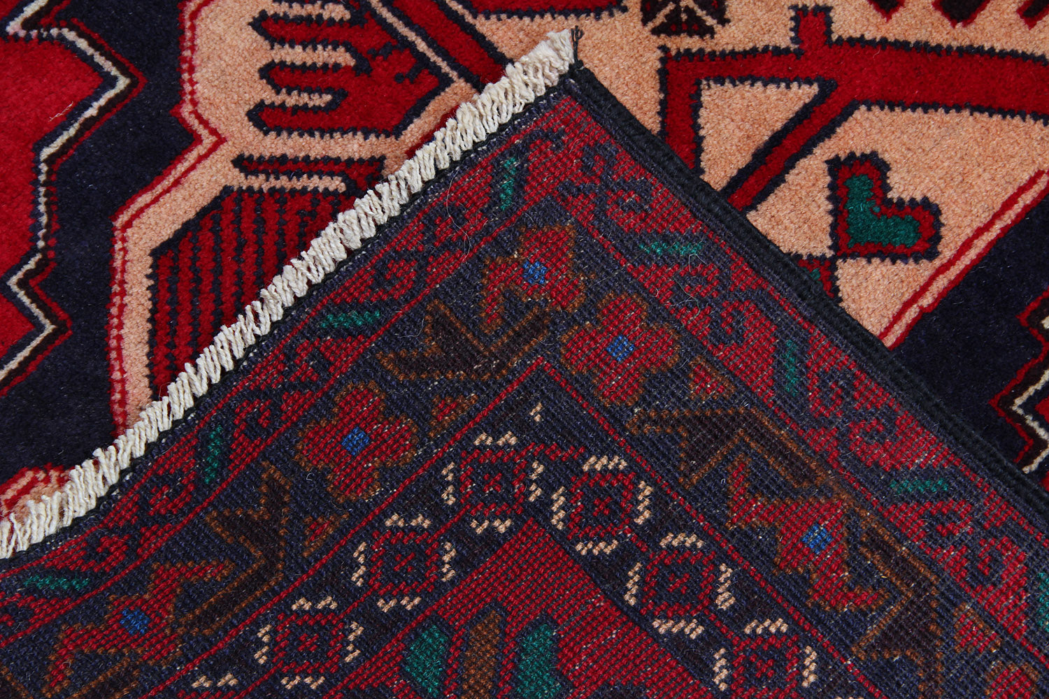 Handmade Adraskan Baluchi Afghan Rug