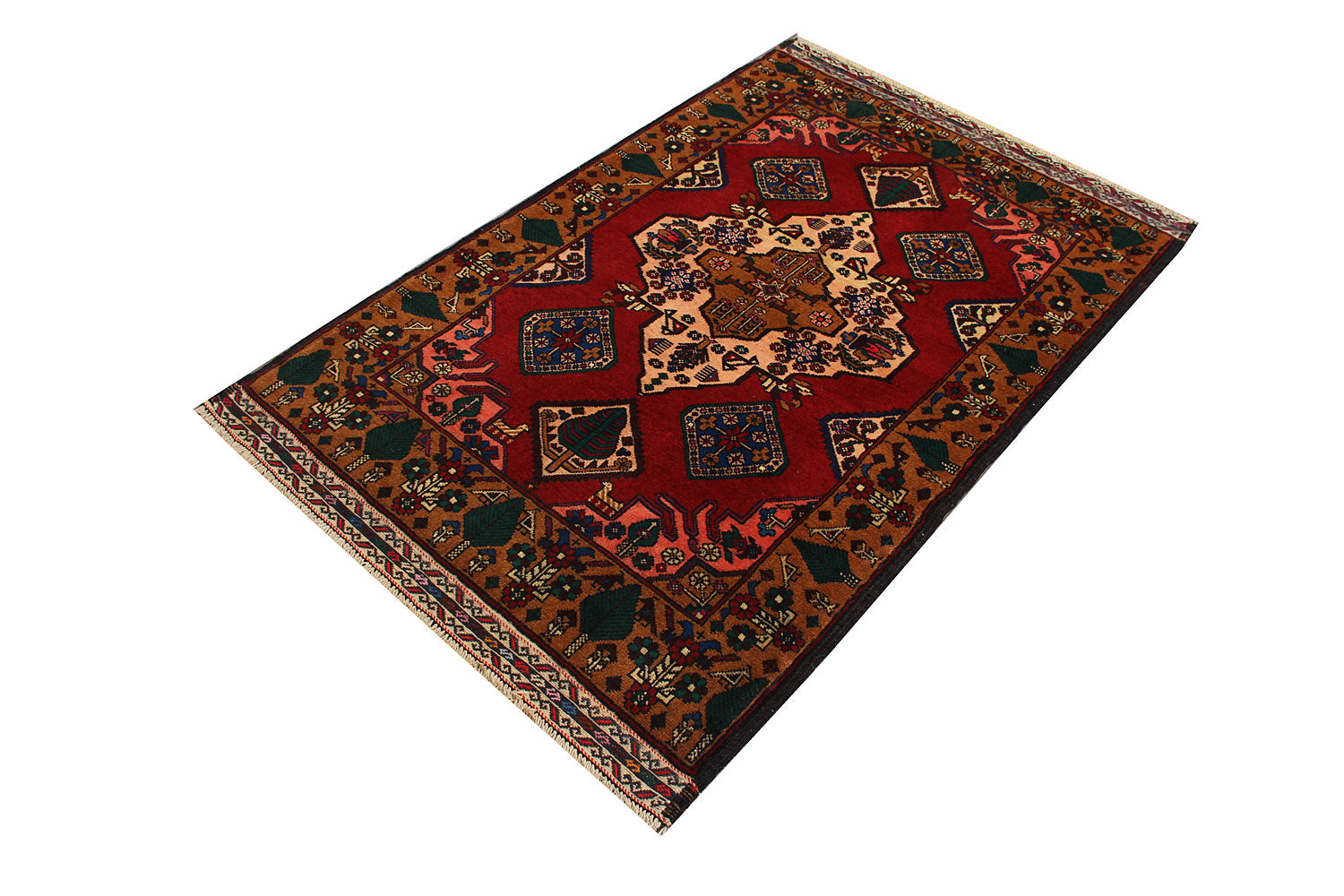 Handmade Adraskan Baluchi Afghan Rug