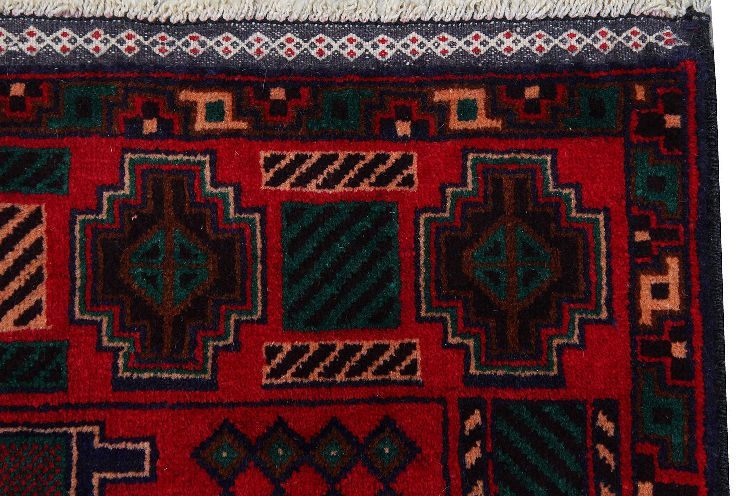 Handmade Adraskan Baluchi Afghan Rug
