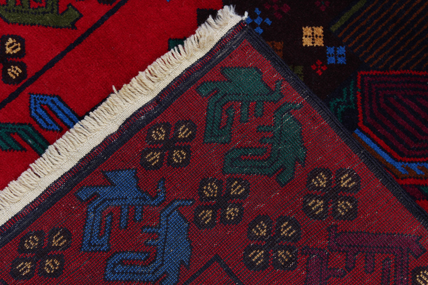 Handmade Adraskan Baluchi Afghan Rug