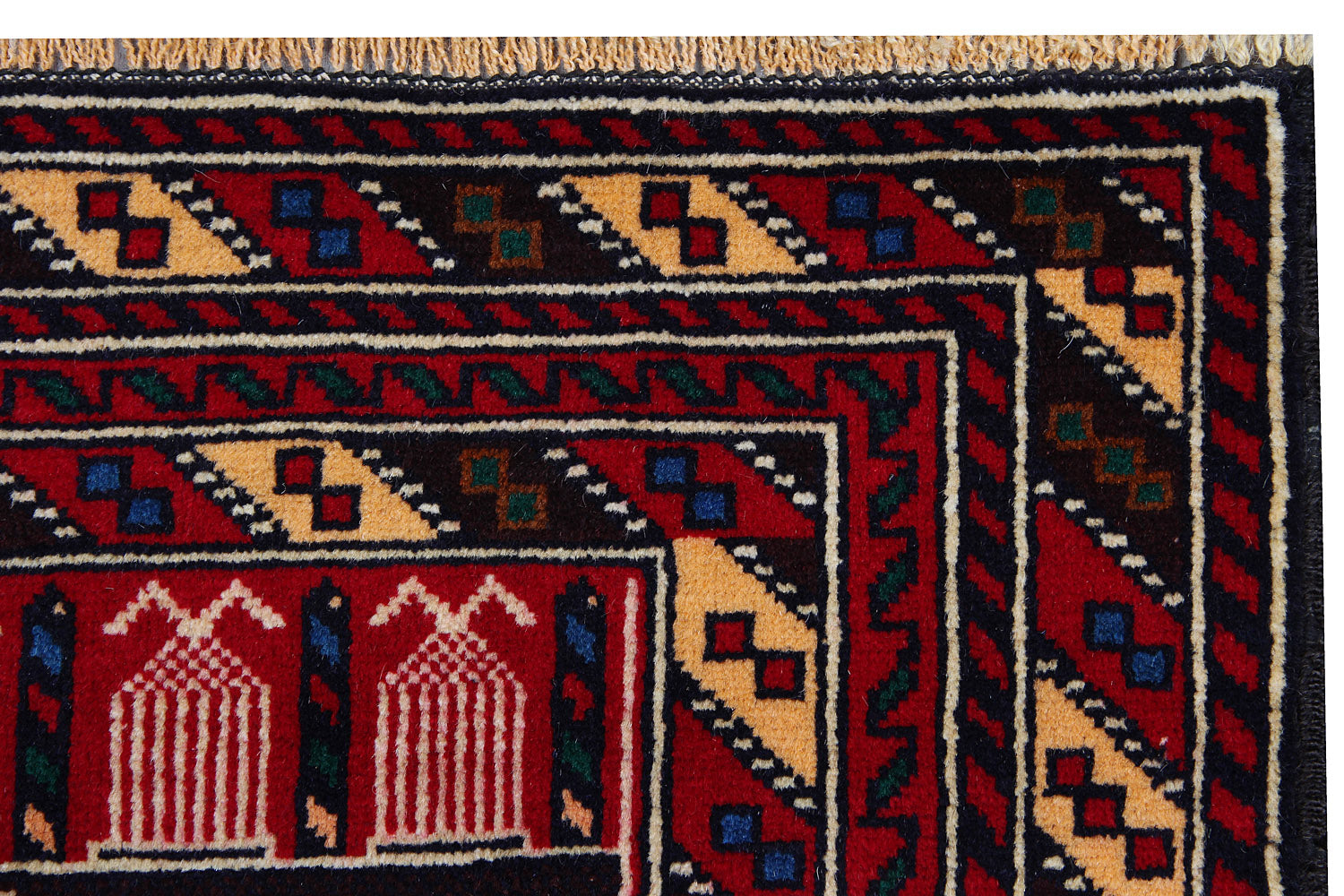 Handmade Adraskan Baluchi Afghan Rug