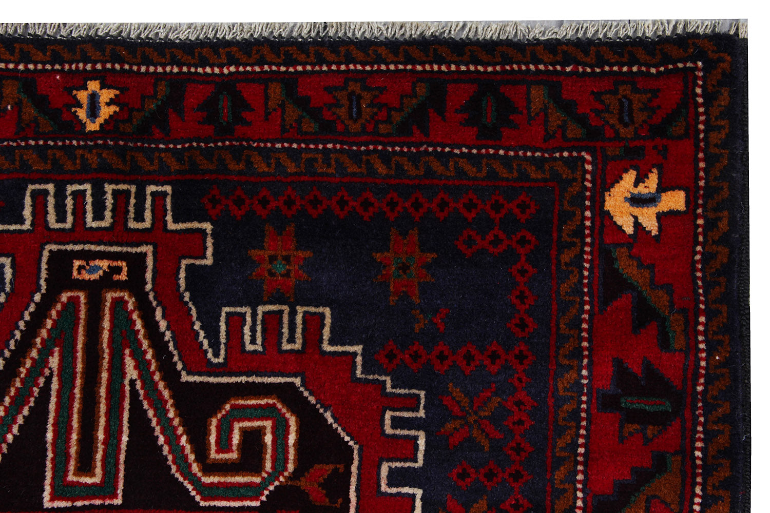 Handmade Adraskan Baluchi Afghan Rug