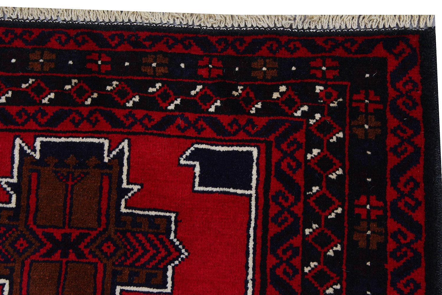 Handmade Adraskan Baluchi Afghan Rug