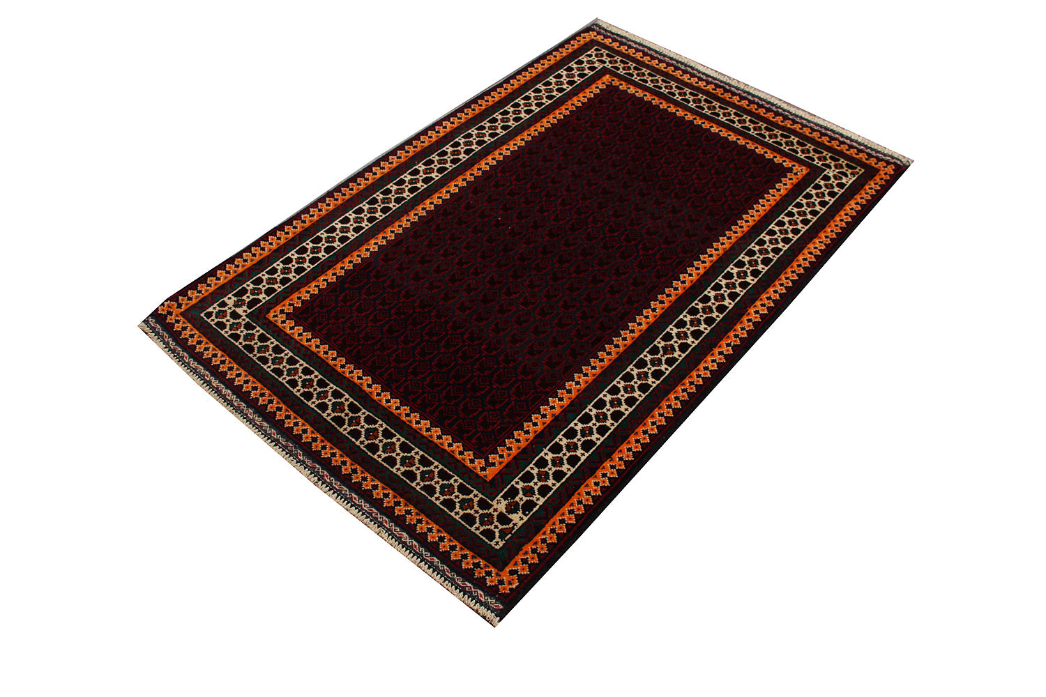 Handmade Adraskan Baluchi Afghan Rug