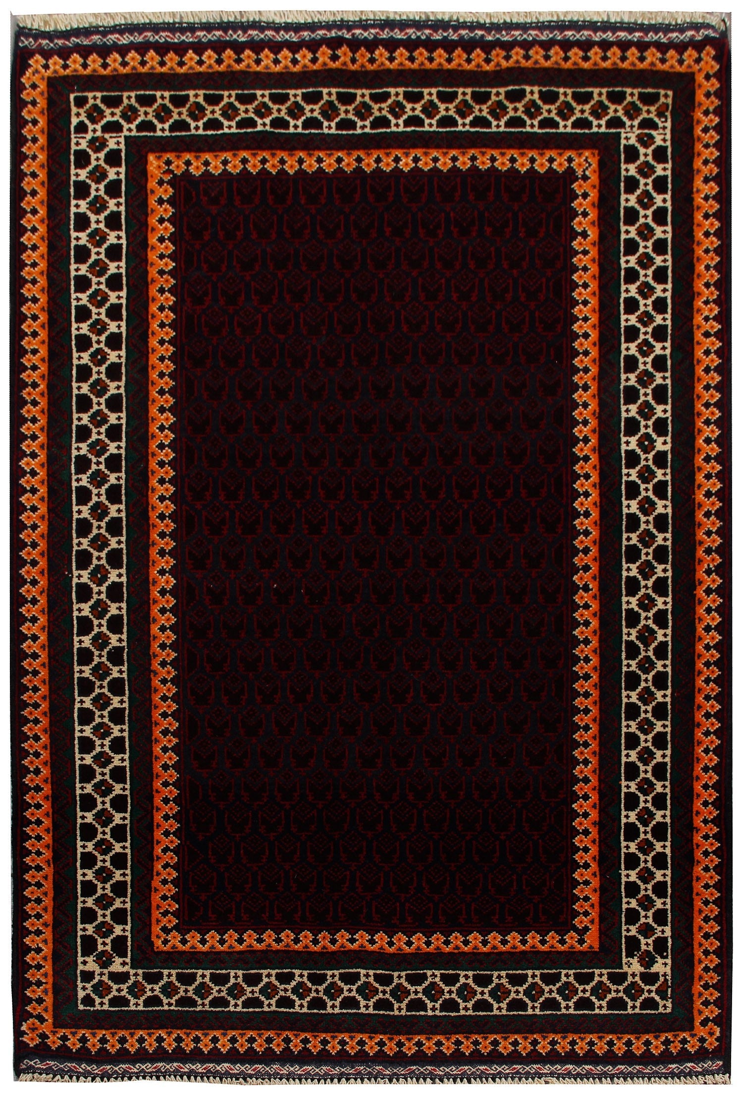 Handmade Adraskan Baluchi Afghan Rug