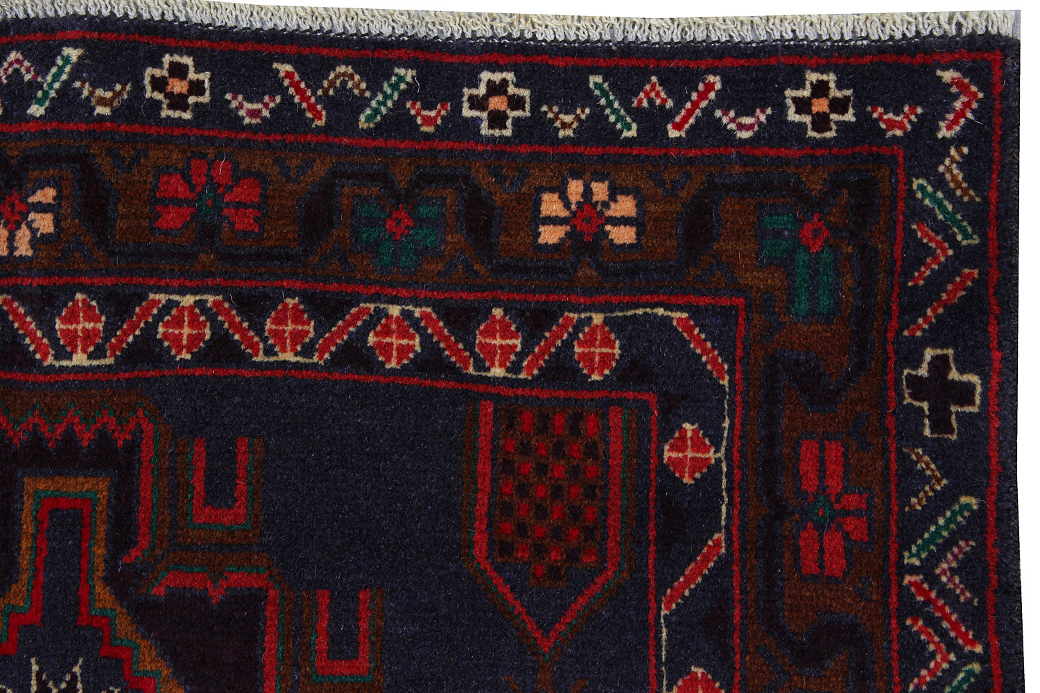 Handmade Adraskan Baluchi Afghan Rug