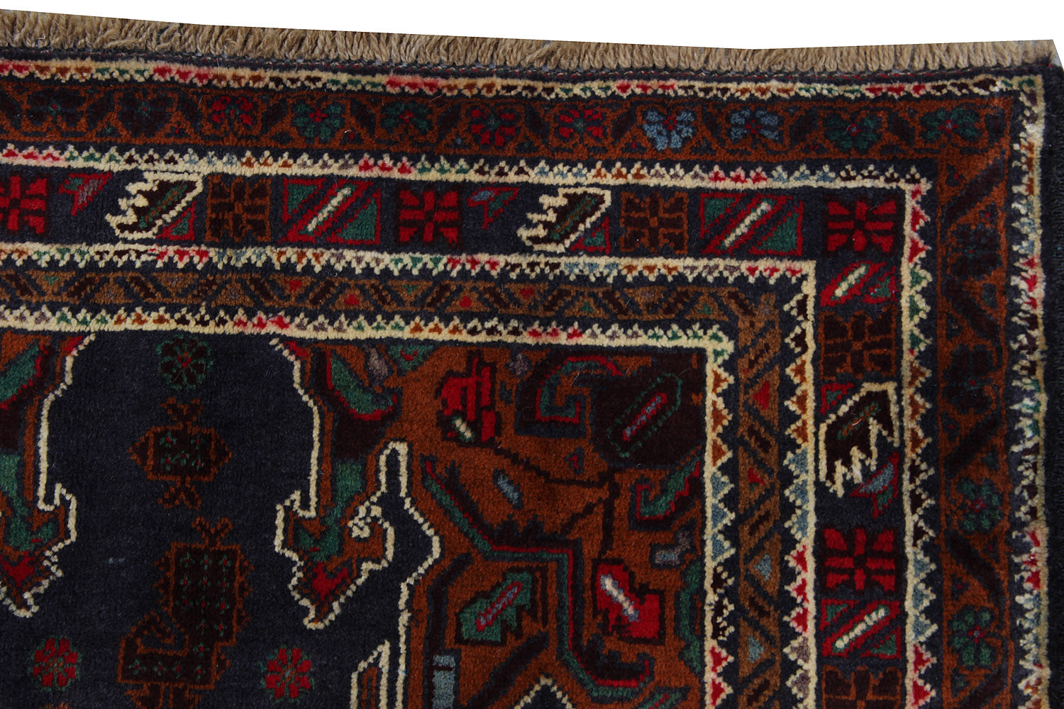 Handmade Adraskan Baluchi Afghan Rug