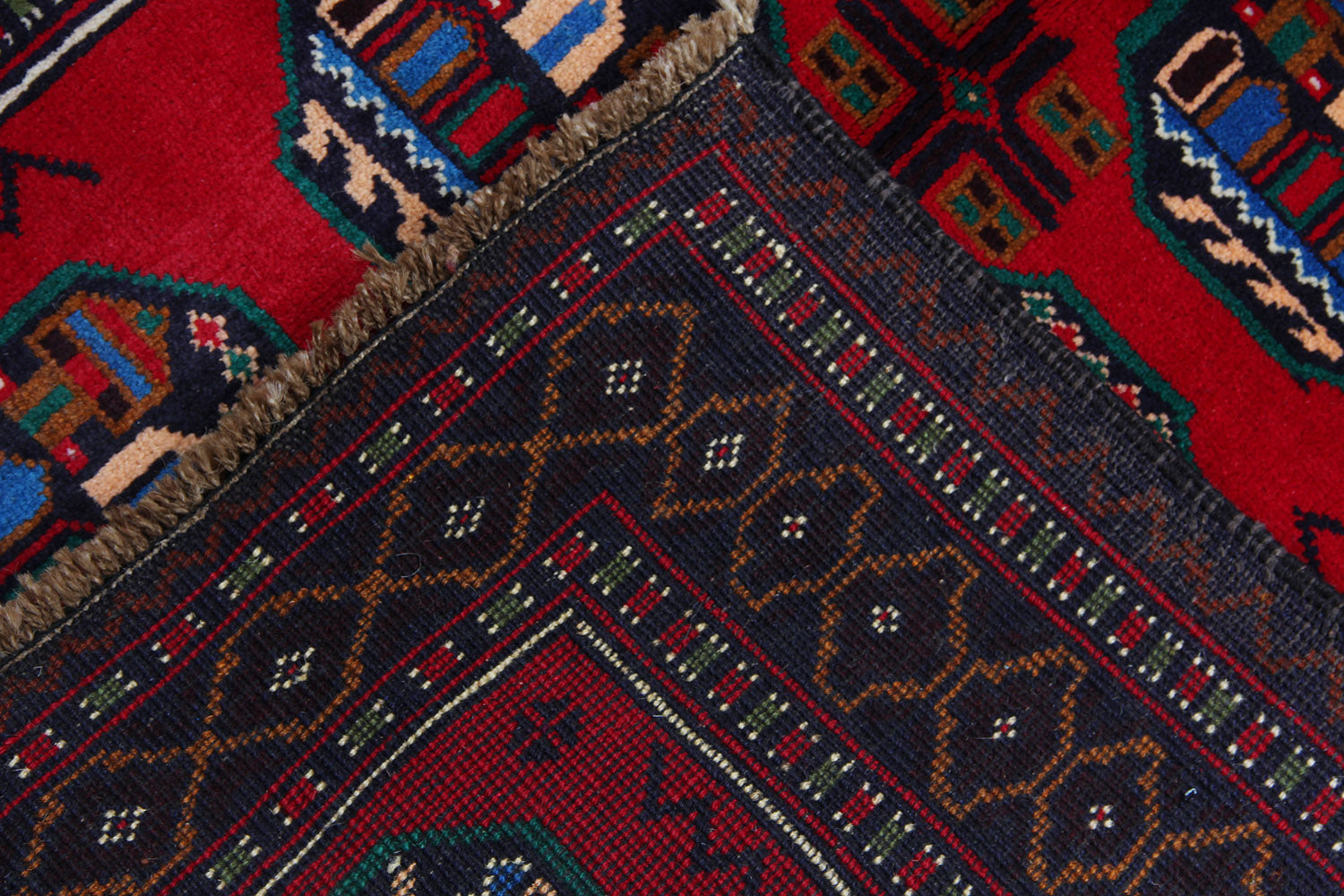 Handmade Adraskan Baluchi Afghan Rug