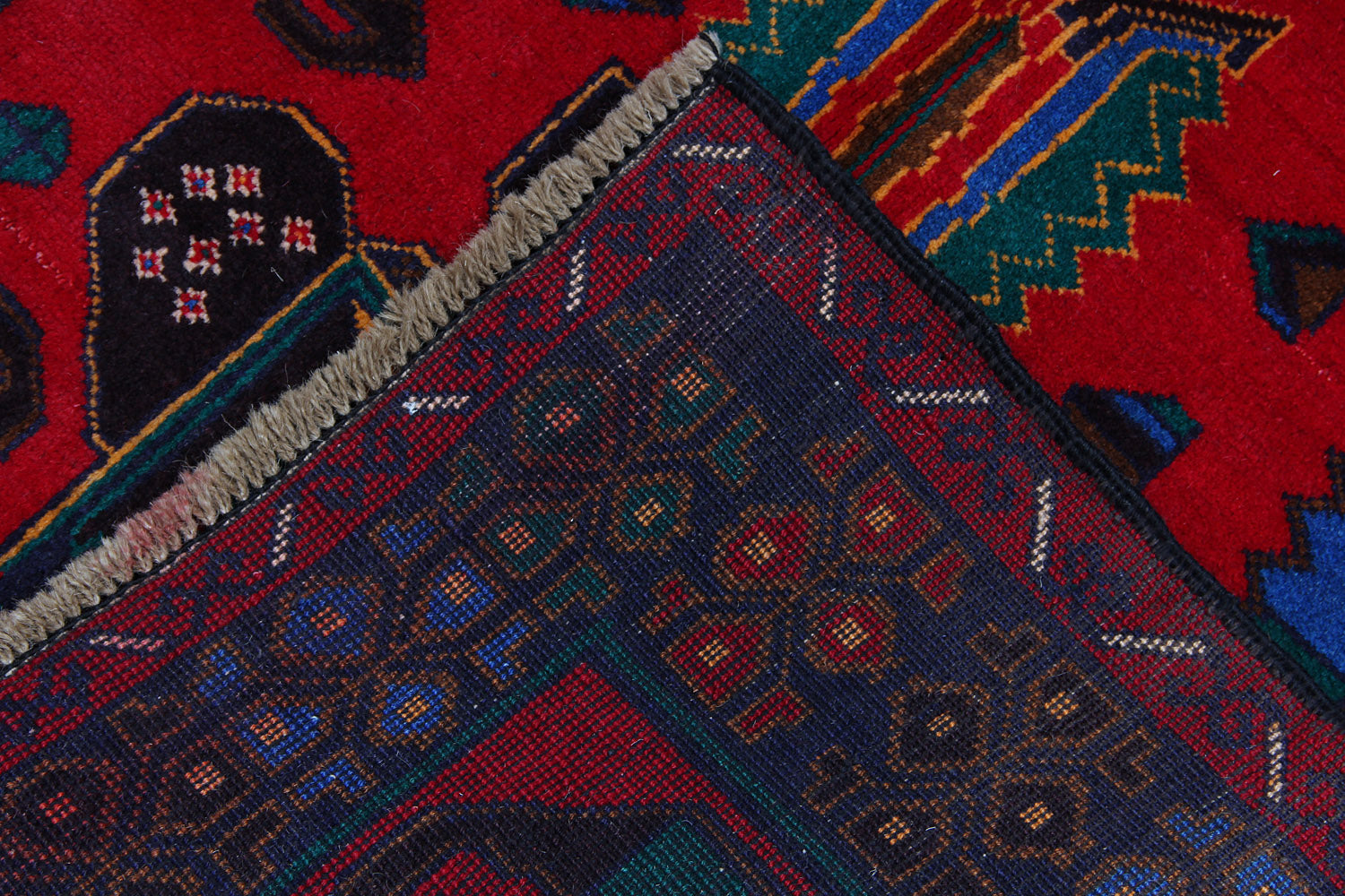 Handmade Adraskan Baluchi Afghan Rug