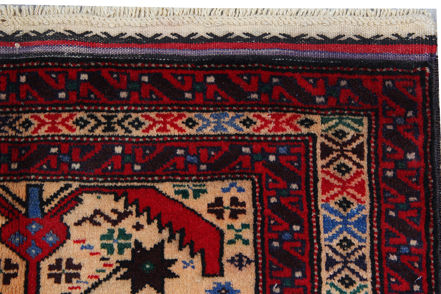 Handmade Adraskan Baluchi Afghan Rug