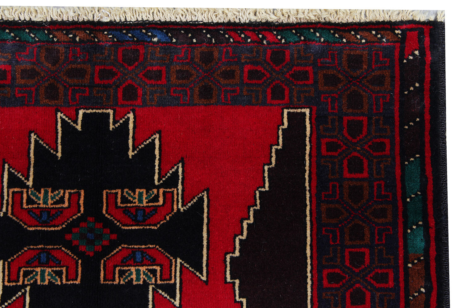 Handmade Adraskan Baluchi Afghan Rug