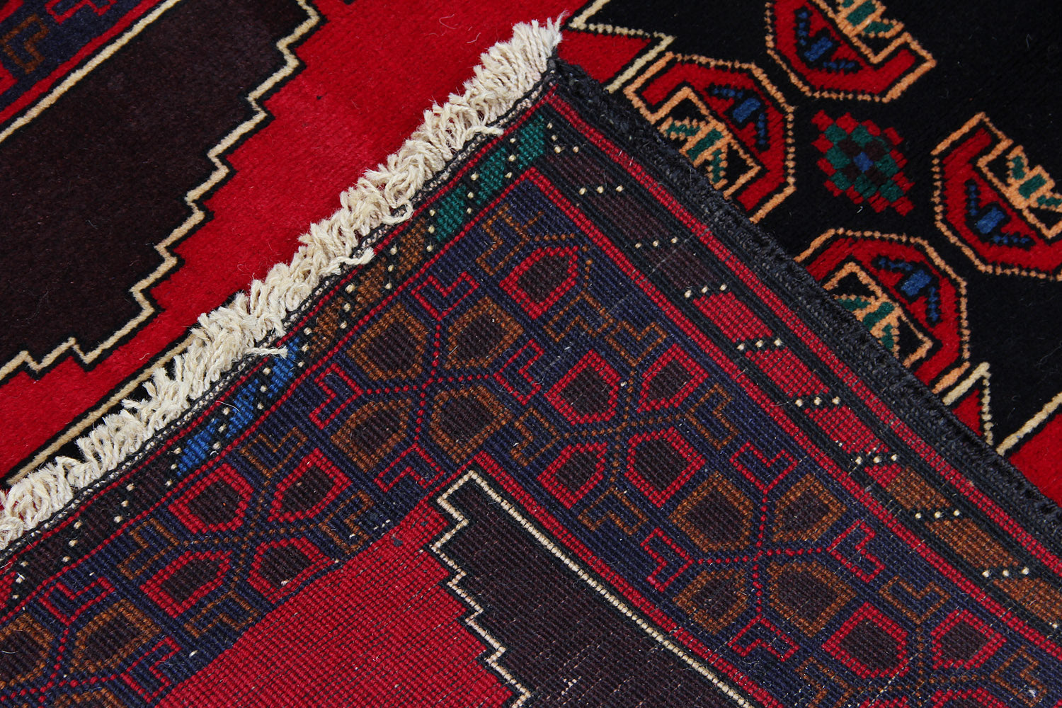 Handmade Adraskan Baluchi Afghan Rug