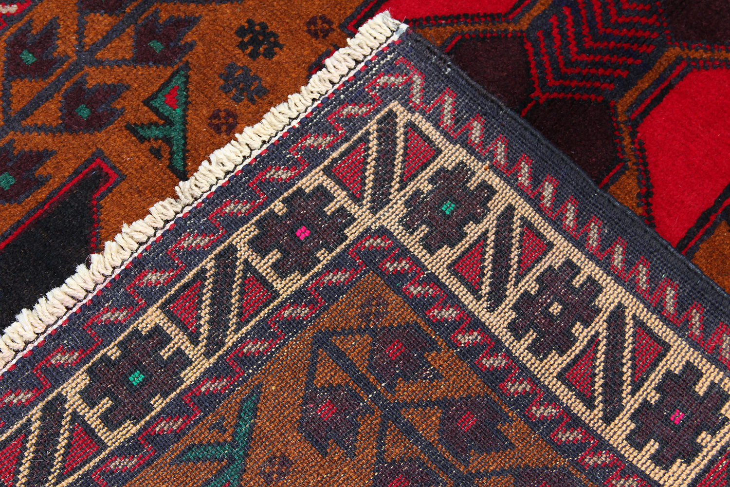 Handmade Adraskan Baluchi Afghan Rug