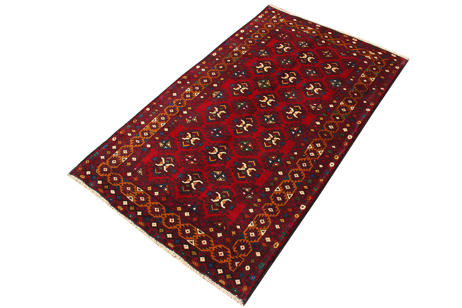 Handmade Adraskan Baluchi Afghan Rug
