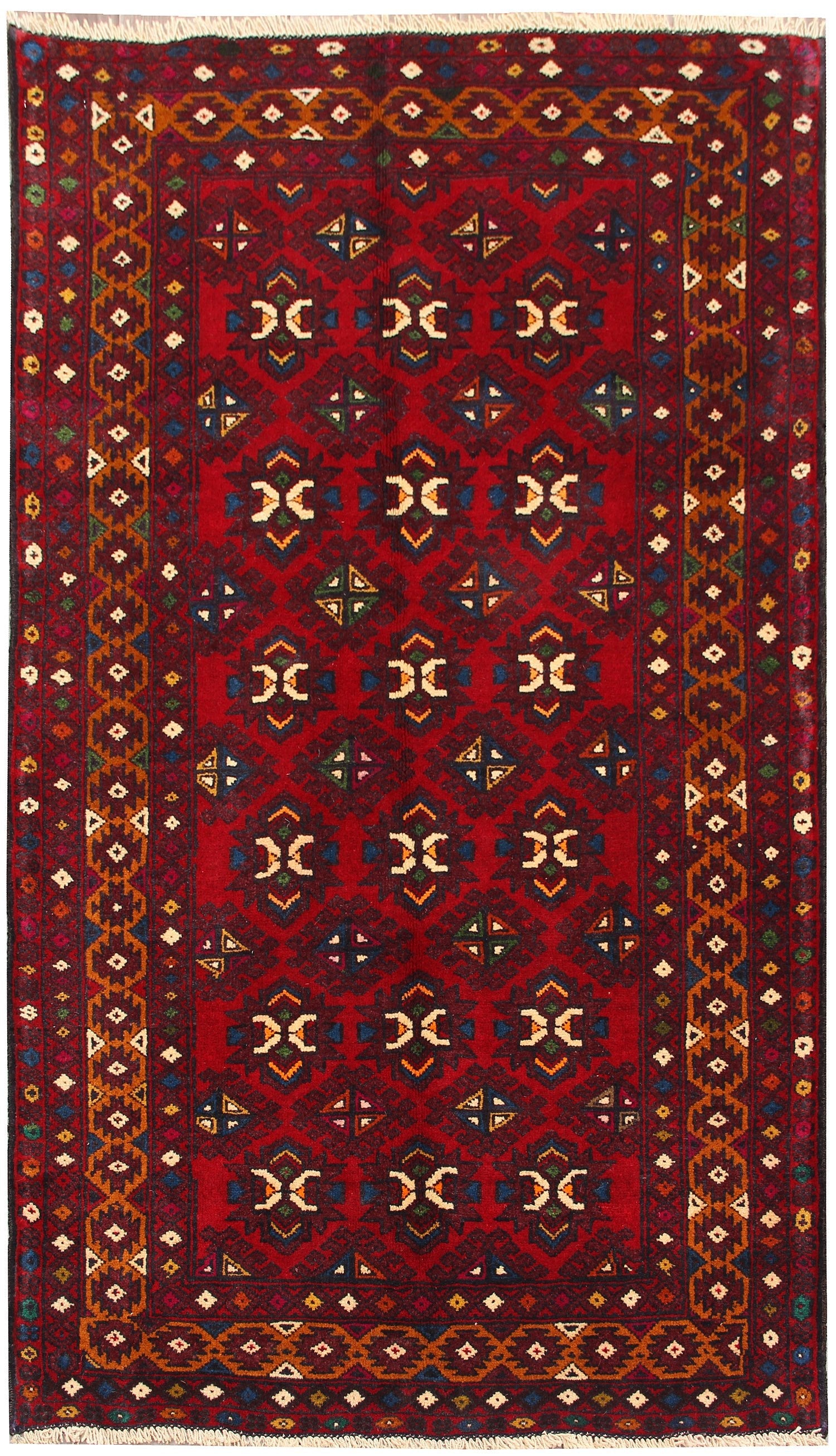 Handmade Adraskan Baluchi Afghan Rug