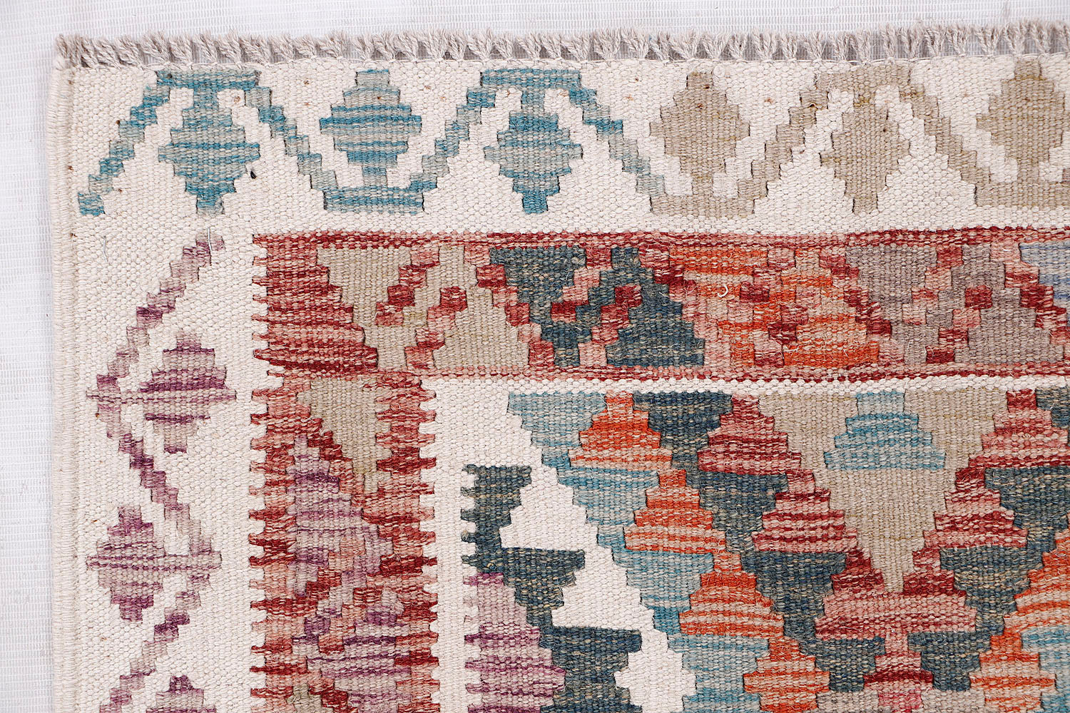 Multy Handmade Veggie Dye Kilim Rug Rectangular