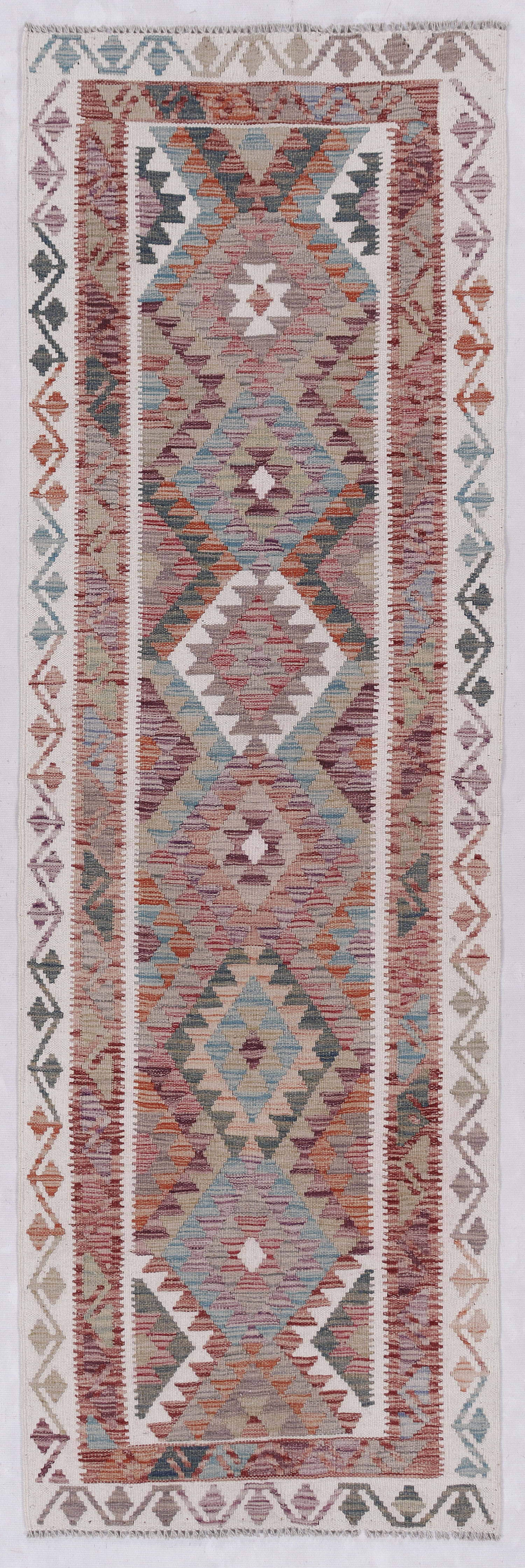Multy Handmade Veggie Dye Kilim Rug Rectangular