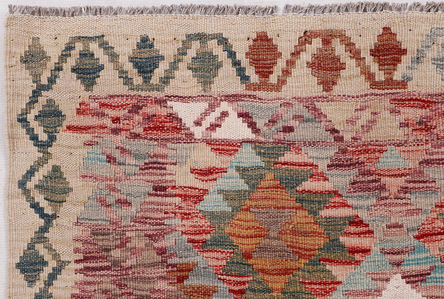 Multy Handmade Veggie Dye Kilim Rug Rectangular