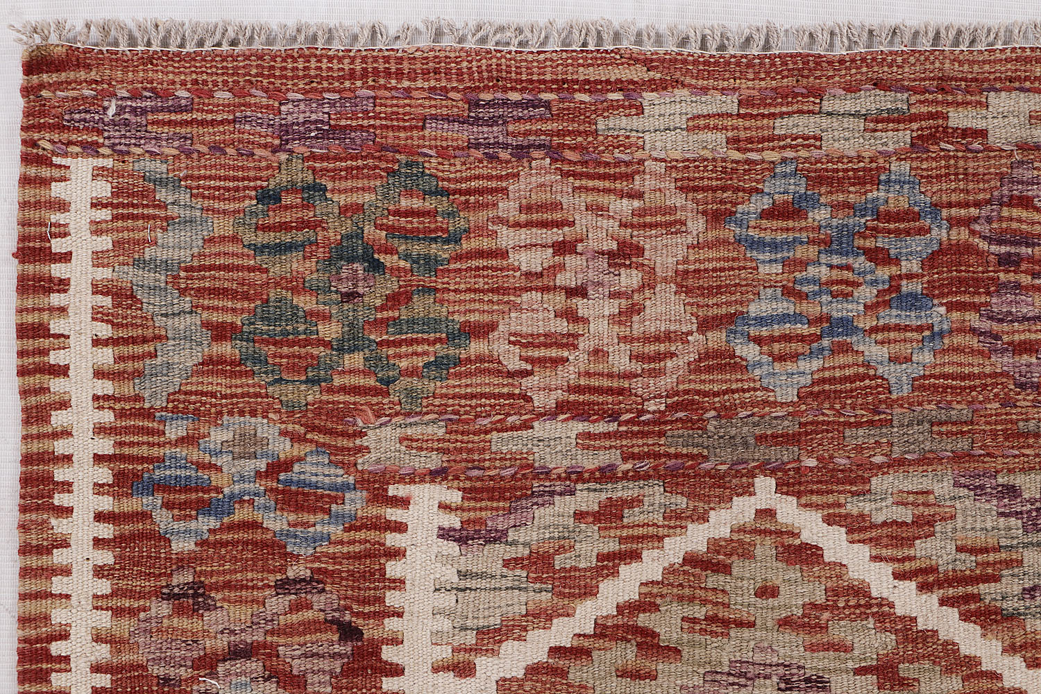 Multy Handmade Veggie Dye Kilim Rug Rectangular